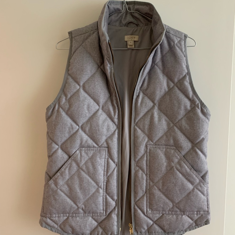 XS JCrew textured vest. Never worn